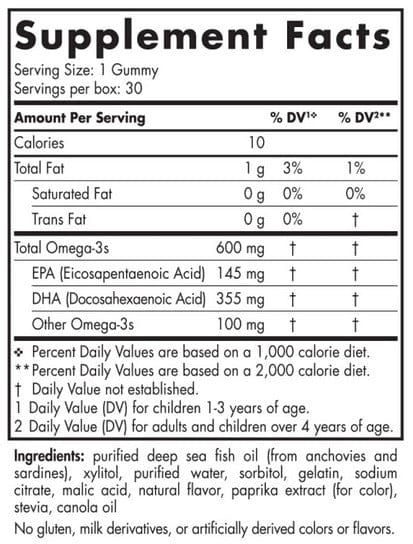 Nordic Naturals Children's DHA Gummies 30's