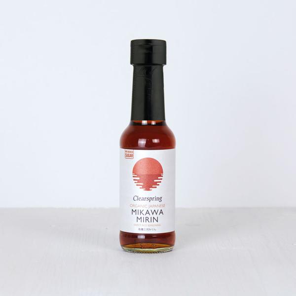 Clearspring Organic Japanese Mikawa Mirin. Mirin adds sweetness and depth of flavour in cooking.