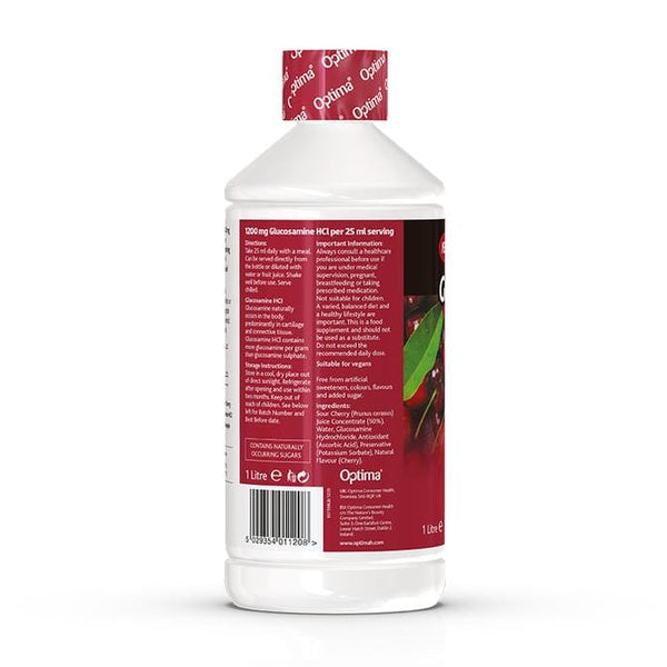 Optima Glucosamine HCl with Sour Cherry Juice Concentrate 1L Down to