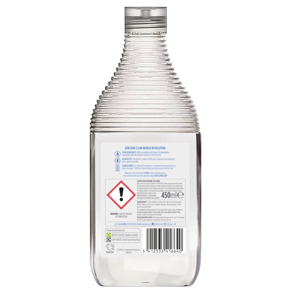 Ecover Zero Washing Up Liquid 450ml