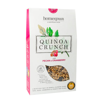 Homespun Pecan & Cranberry Quinoa Crunch 275g