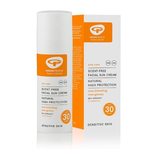 Green People Organic Scent-Free Facial Sun Cream SPF 30 50ml