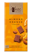 iChoc Organic Almond Orange Vegan Chocolate 80g