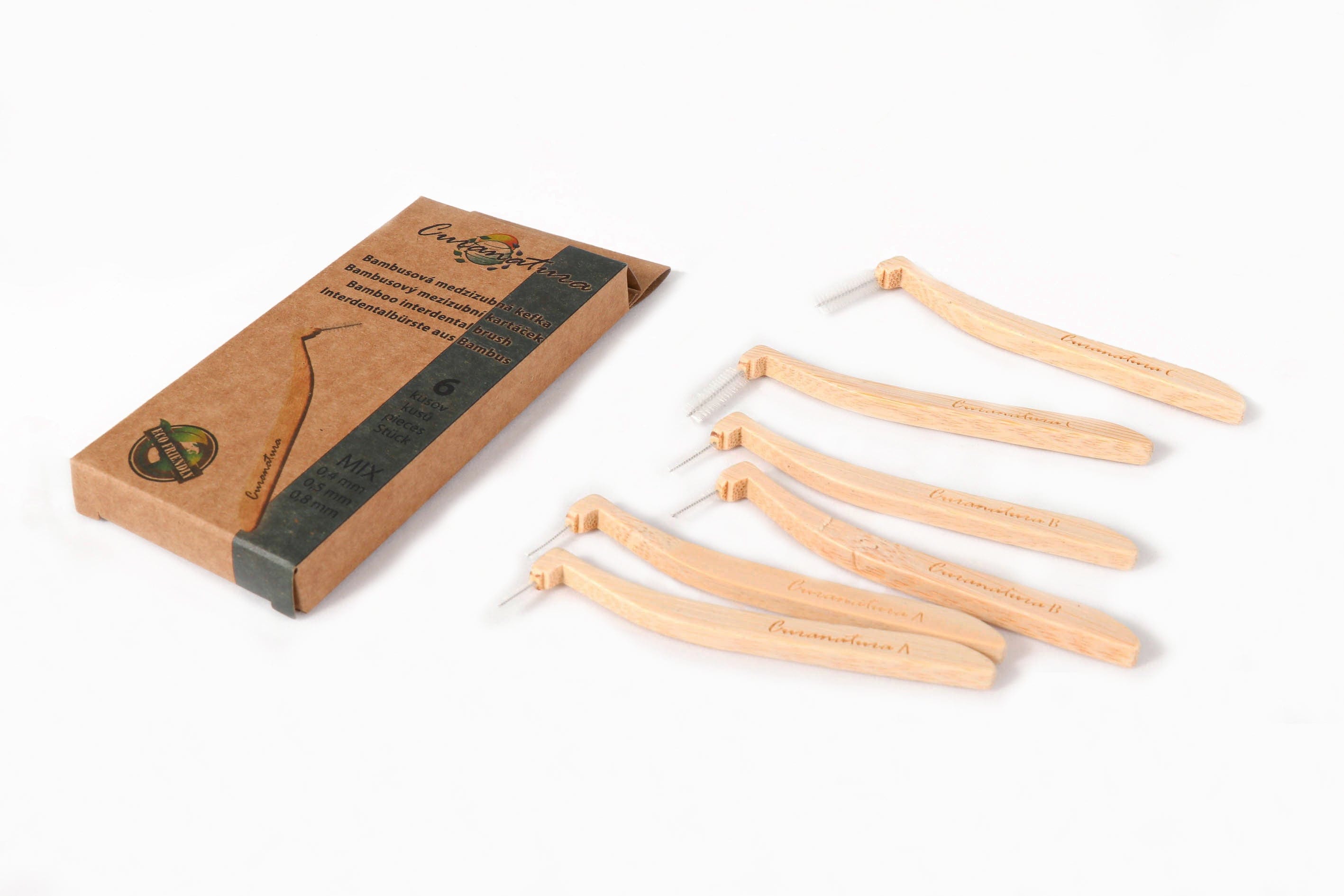 Curanatura Bamboo Interdental Brushes