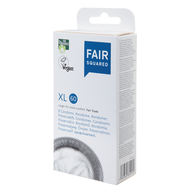 Fair Squared Vegan Condoms Extra Large (8)
