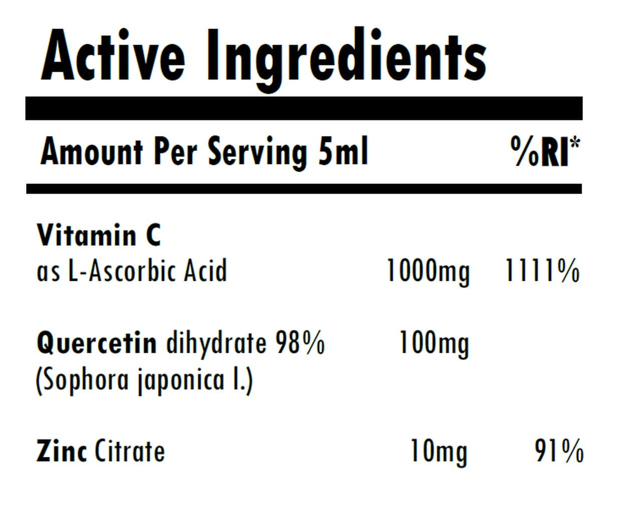Porebski Liposomal Vitamin C, Quercetin & Zinc 500ml