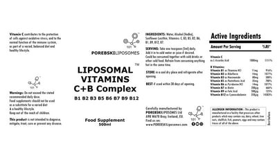 Porebski Liposomal Vitamin C & B Complex 500ml