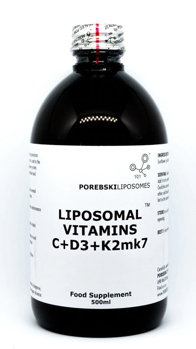 Porebski Liposomal  Vitamin C, D3 & K2 500ml