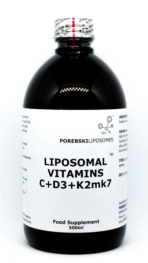 Porebski Liposomal Vitamin C, D3 & K2mk7 500ml Down to Earth