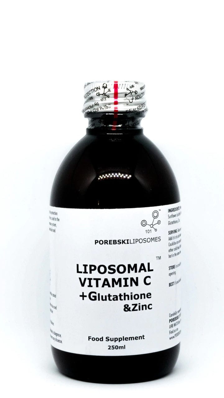 Porebski Liposomal Vitamin C, Glutathione & Zinc 250ml Down to Earth