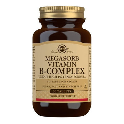 Solgar Megasorb Vitamin B-Complex High Potency Tablets