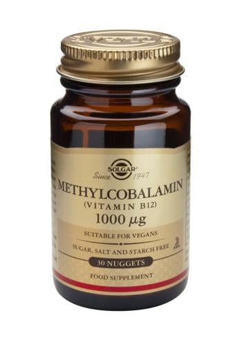 Solgar Methylcobalamin 1000 µg (B12) 30 Nuggets