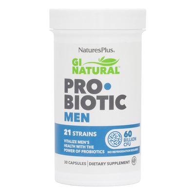 Natures Plus GI Natural Probiotic Men 30 Caps