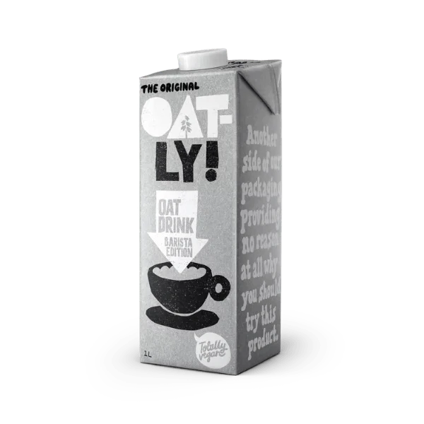 Oatly Foamable Oat Drink Baristas Edition
