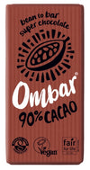 Ombar Organic Dark 90% Raw Chocolate Bar 35g