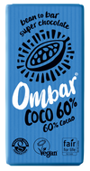 Ombar Organic Coconut 60% Raw Chocolate Bar 35g