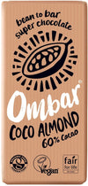 Ombar Organic Coco Almond 60% Vegan Chocolate 70g