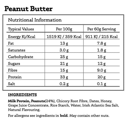 All Real Peanut Butter Natural Protein Bar 60g