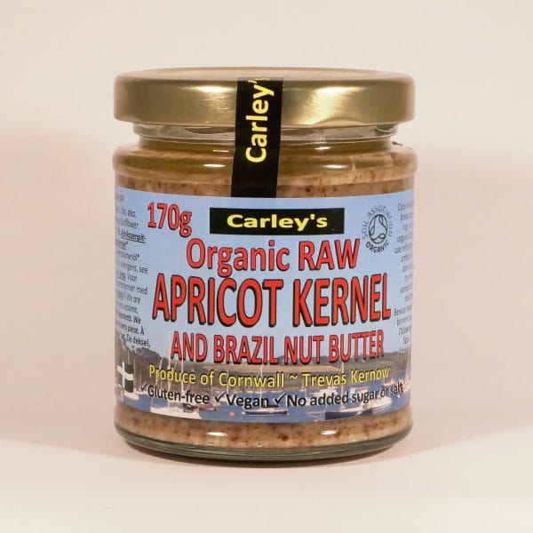 Carley's Organic Raw Apricot Kernel and Brazil Nut Butter 170g