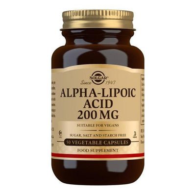 Solgar Alpha-Lipoic Acid 200mg 50 Veg Caps