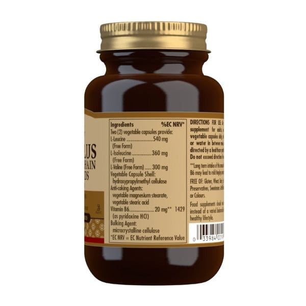 Solgar BCAA Plus 50 Veg Caps