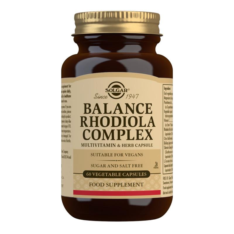 Solgar Balance Rhodiola Complex  60 Veg Caps