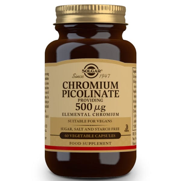Solgar Chromium Picolinate 500 µg 60 Veg Caps