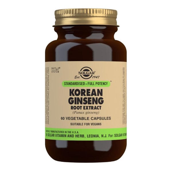 Solgar Korean Ginseng Root Extract 60 Caps