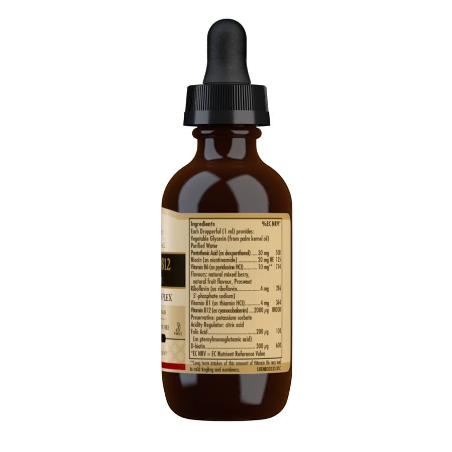 Solgar Liquid B12 2000 mcg with B-Complex 59 ml