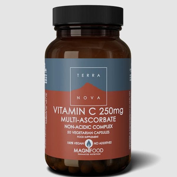 Terranova Vitamin C 250mg Multi-Ascorbate Complex (Non Acidic)