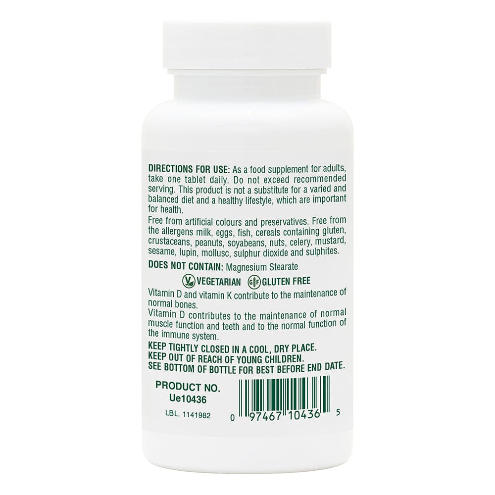Natures Plus Vitamin D3 & Vitamin K2 90 Tabs