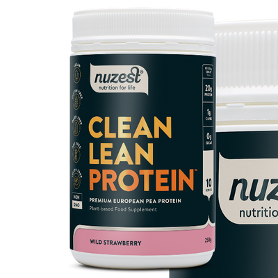 Nuzest Clean Lean Protein Powder Wild Strawberry Media 2 of 3