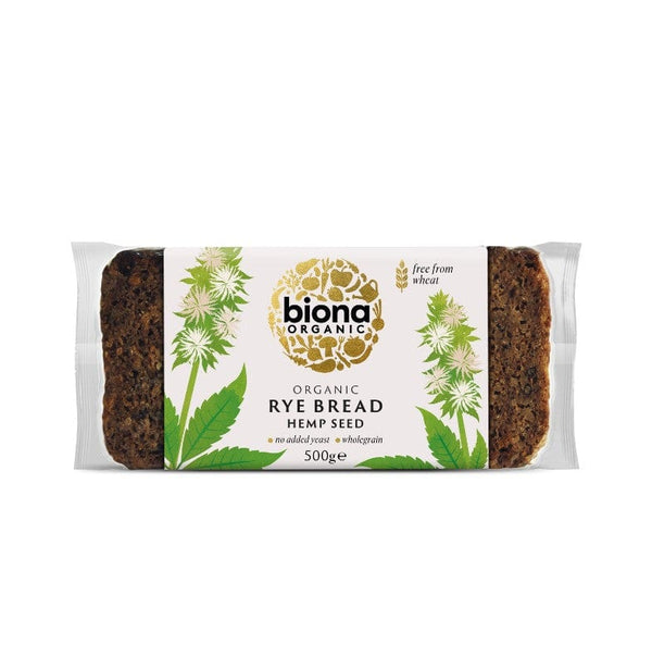 Biona Rye Bread with Hemp Down to Earth Healthfood Store
