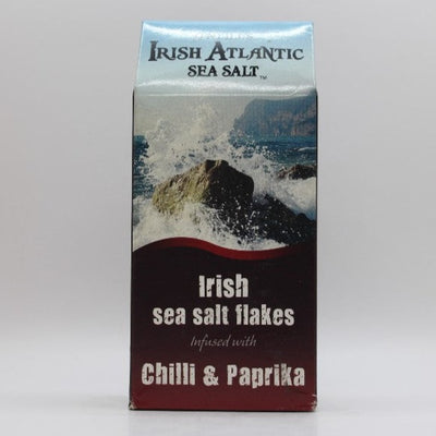 Irish Atlantic Sea Salt Flakes With Chilli & Paprika 110g