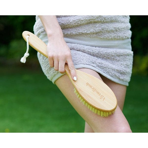 VirtueBrush Bamboo Body Brush Sisal Bristles