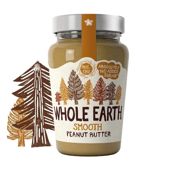 Whole Earth Smooth Peanut Butter 340g