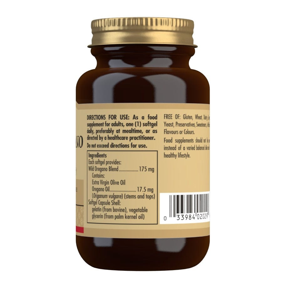 Solgar Wild Oregano Oil 60 Softgels