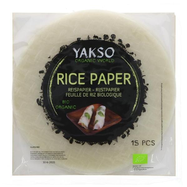 Yakso Organic Rice Paper 150g