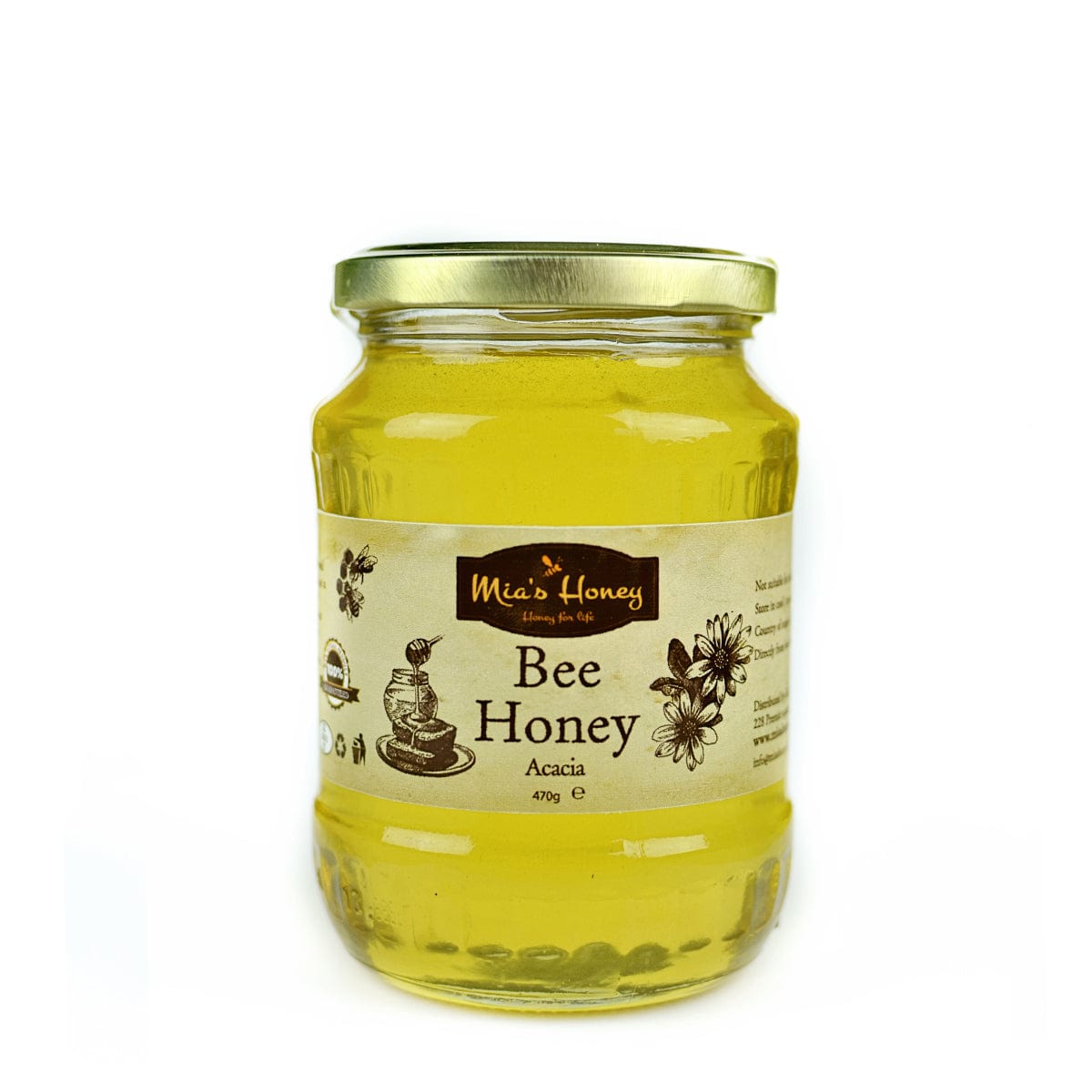 Mia's Honey Acacia Honey 470g