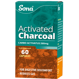 Sona Activated Charcoal 60 Caps