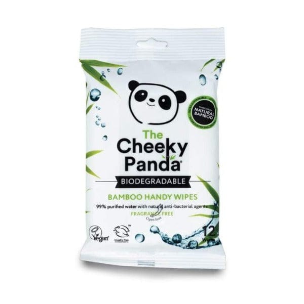 Cheeky Panda Biodegradable Bamboo Handy Wipes Down to Earth Healthfood Store