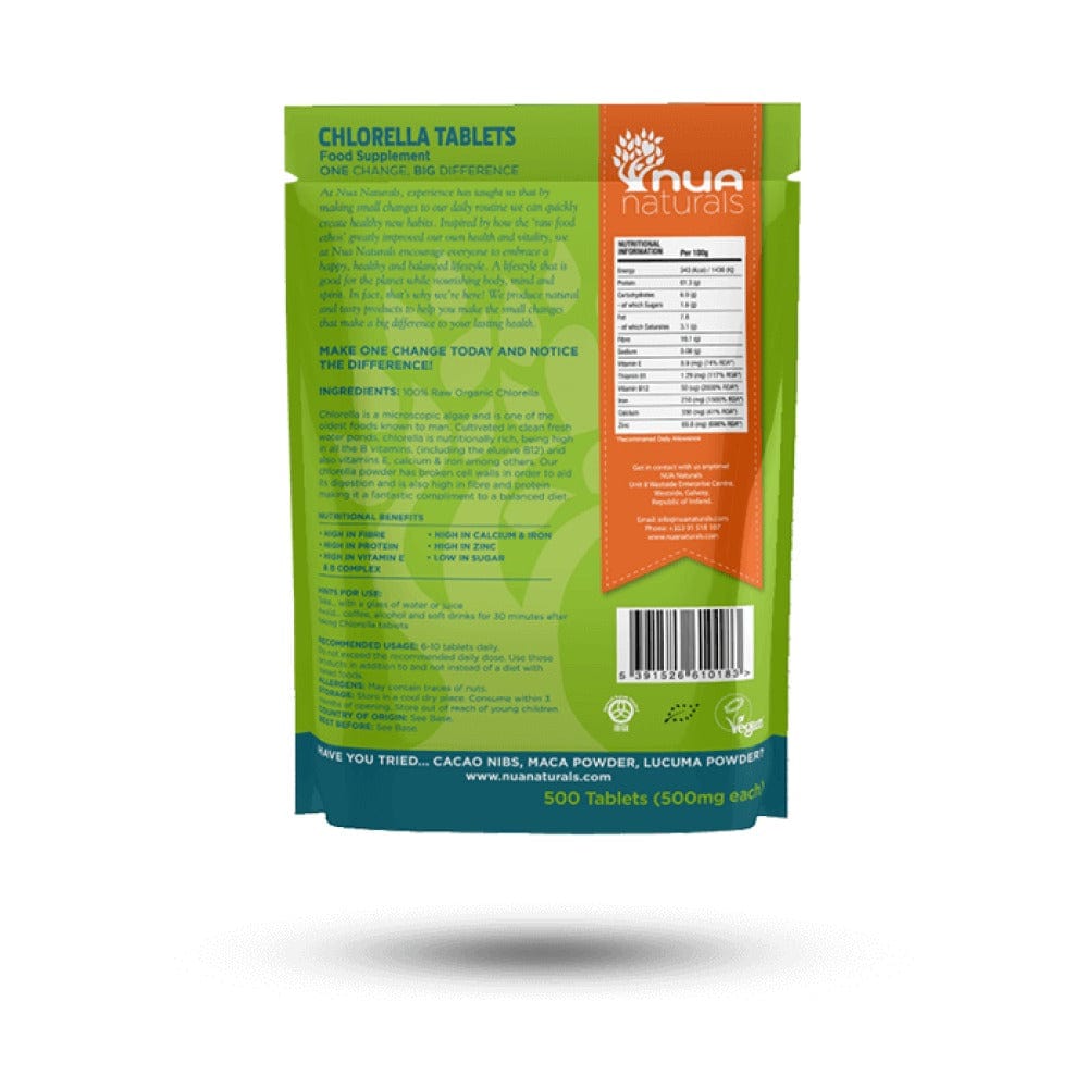 Nua Naturals Chlorella Tablets 250g