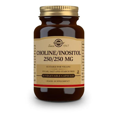 Solgar Choline 250 mg & Inositol 250 mg 50 Caps