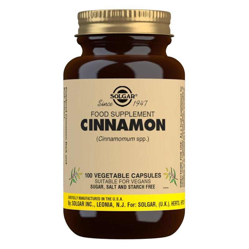 Solgar Cinnamon 100 Caps
