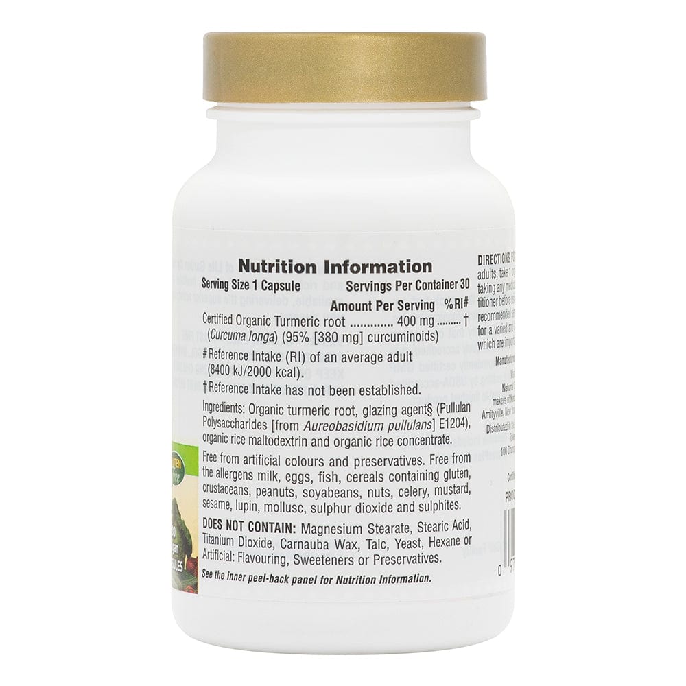 Natures Plus Source Of Life Garden Curcumin 400mg 30 Caps