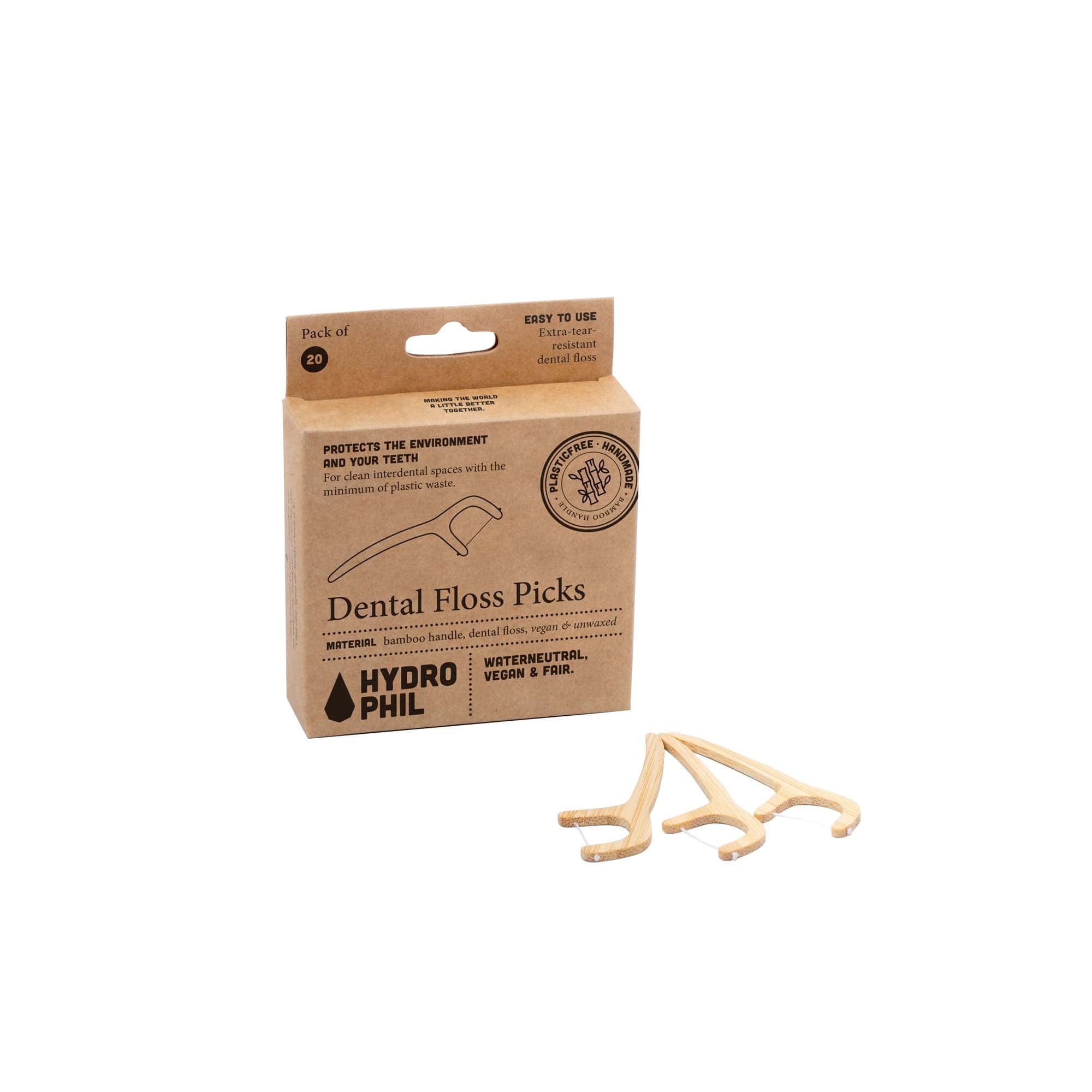 Hydro Phil Bamboo Dental Floss Sticks