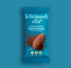 Deliciously Ella Salted Chocolate Dipped Almonds 30g