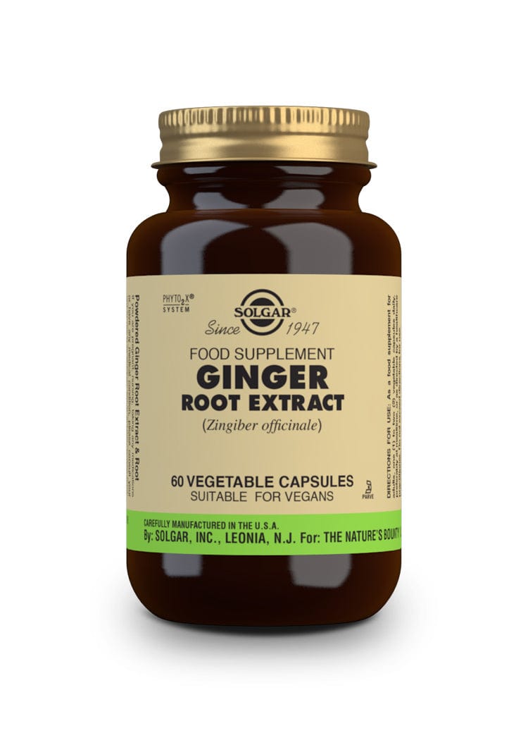 Solgar Ginger Root Extract 60 Veg Caps