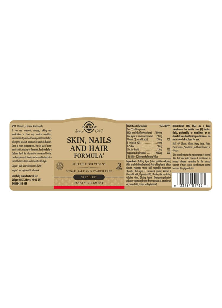Solgar Skin, Nails and Hair Formula