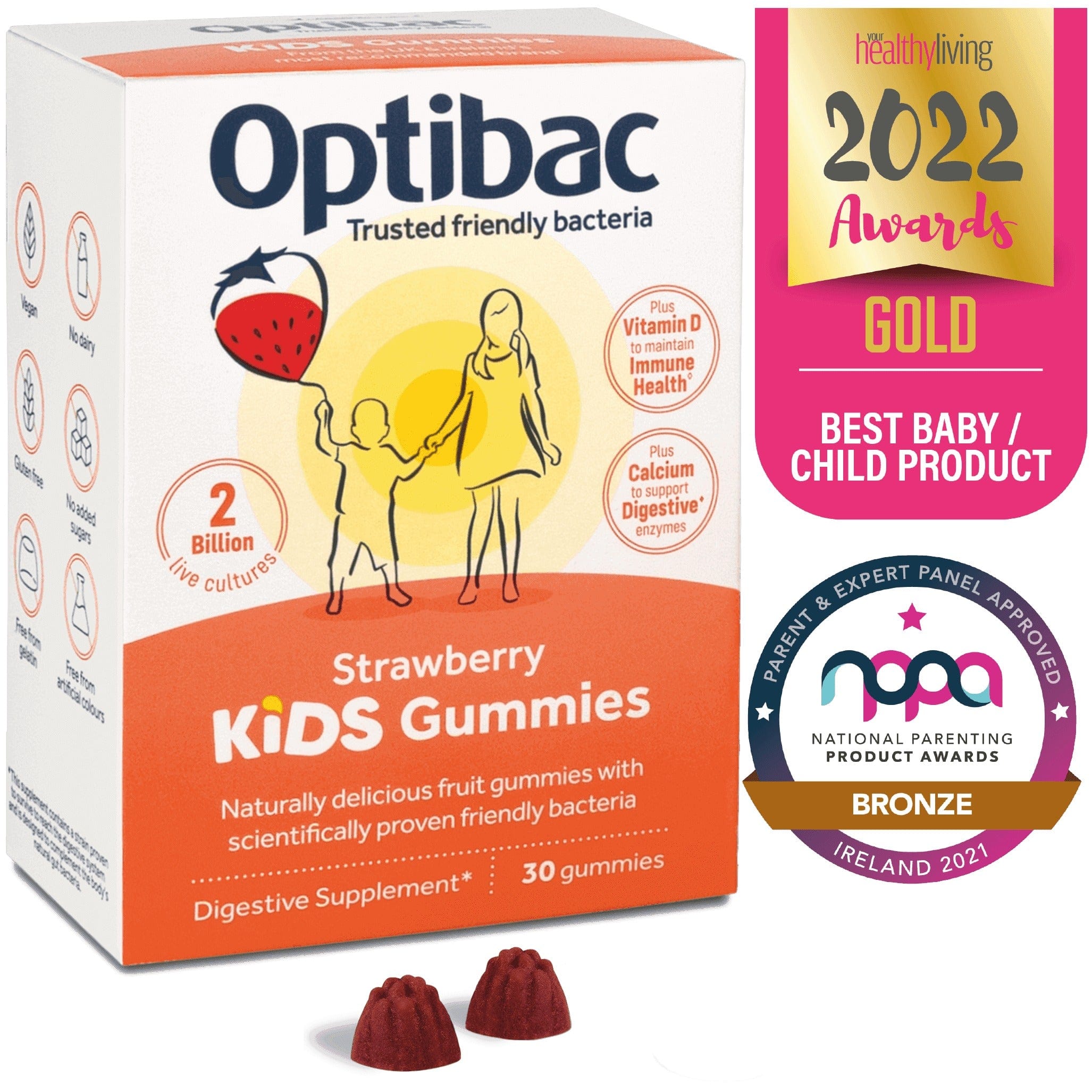 Optibac Friendly Bacteria Kids 30 Gummies